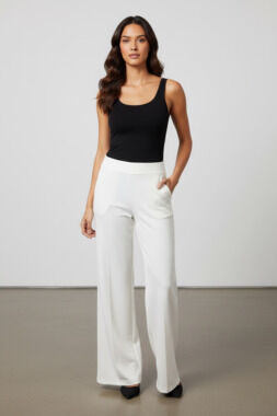 INC International Concepts Women's White Wide Leg Dress Pants Size 10